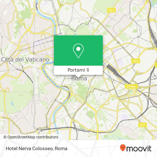 Mappa Hotel Nerva Colosseo