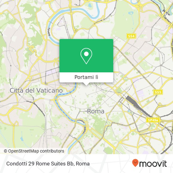 Mappa Condotti 29 Rome Suites Bb