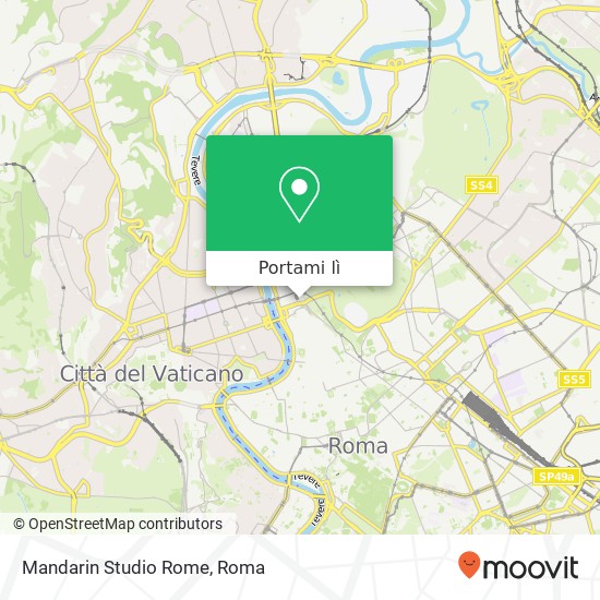 Mappa Mandarin Studio Rome