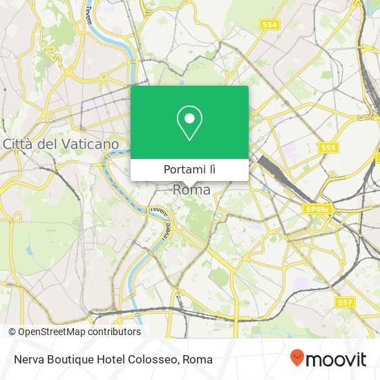 Mappa Nerva Boutique Hotel Colosseo