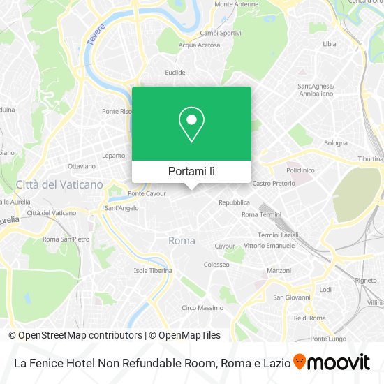 Mappa La Fenice Hotel Non Refundable Room