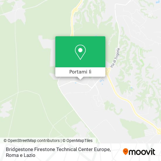 Mappa Bridgestone Firestone Technical Center Europe