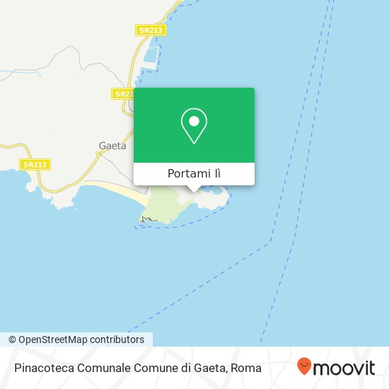 Mappa Pinacoteca Comunale Comune di Gaeta