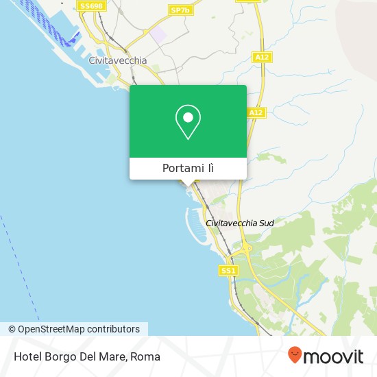 Mappa Hotel Borgo Del Mare