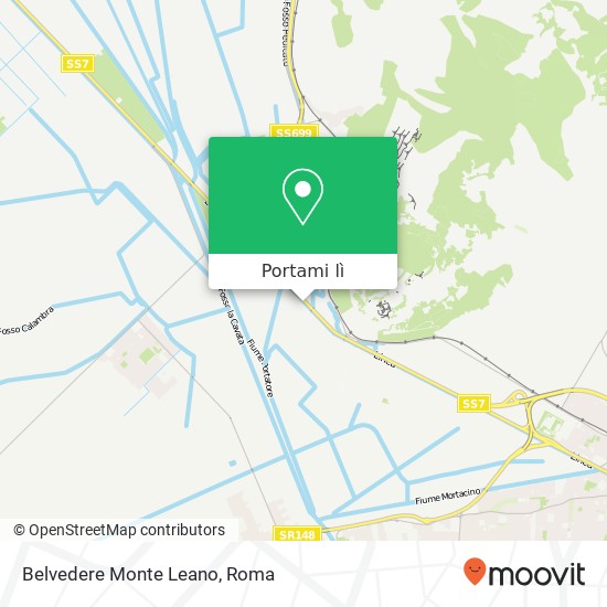 Mappa Belvedere Monte Leano