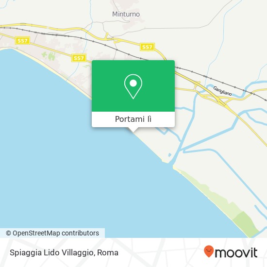 Mappa Spiaggia Lido Villaggio