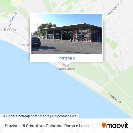 Mappa Stazione di Cristoforo Colombo