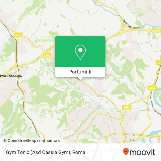 Mappa Gym Tonic (Asd Cassia Gym)