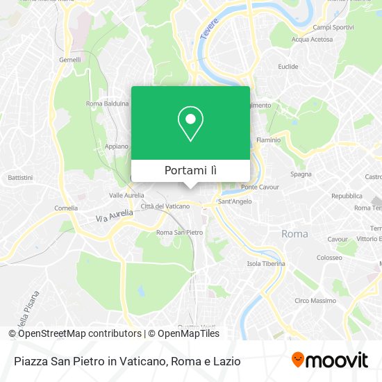 Mappa Piazza San Pietro in Vaticano