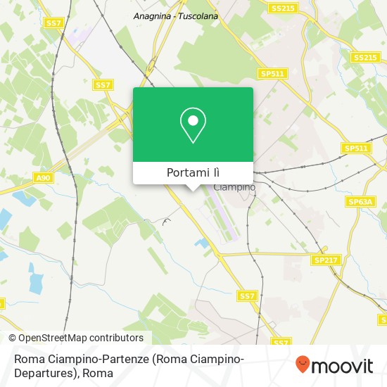 Mappa Roma Ciampino-Partenze (Roma Ciampino-Departures)