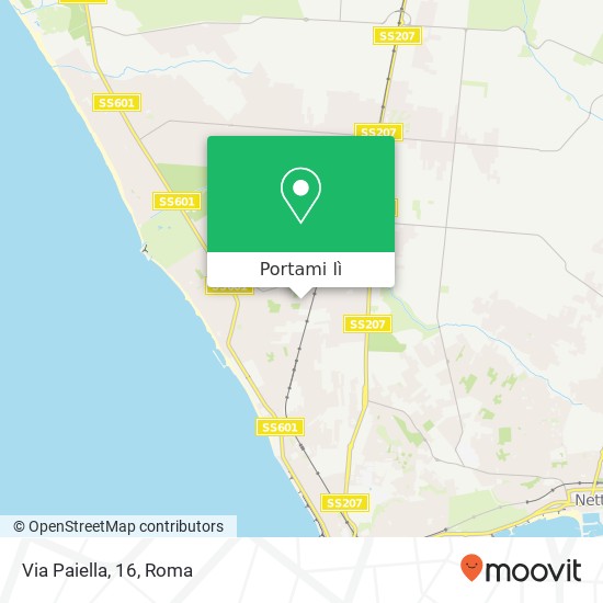 Mappa Via Paiella, 16