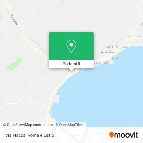 Mappa Via Flacca