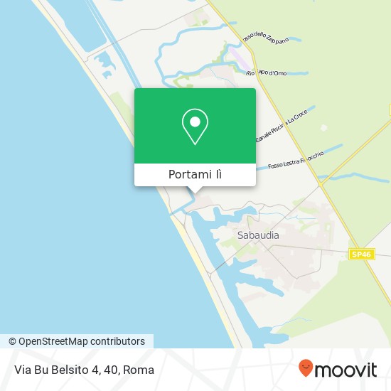 Mappa Via Bu Belsito 4, 40