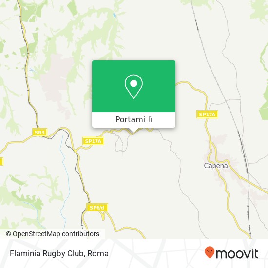 Mappa Flaminia Rugby Club