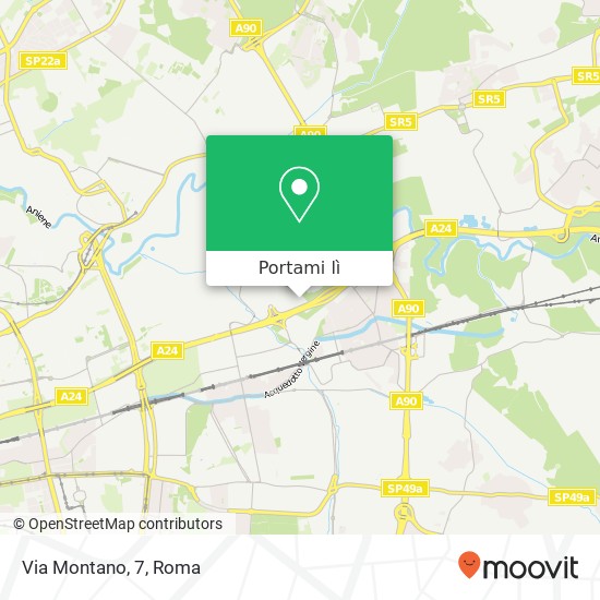 Mappa Via Montano, 7