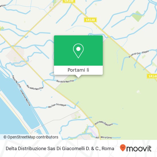 Mappa Delta Distribuzione Sas Di Giacomelli D. & C.
