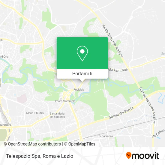 Mappa Telespazio Spa