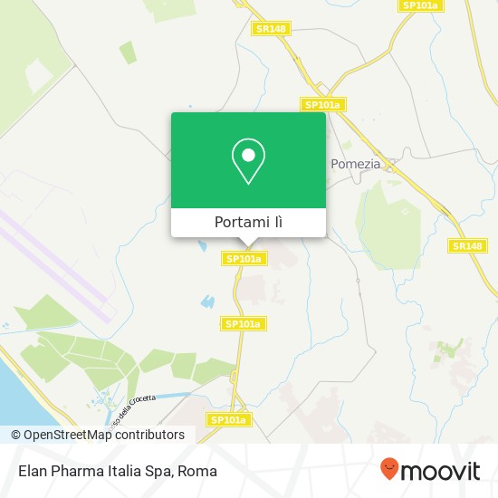 Mappa Elan Pharma Italia Spa