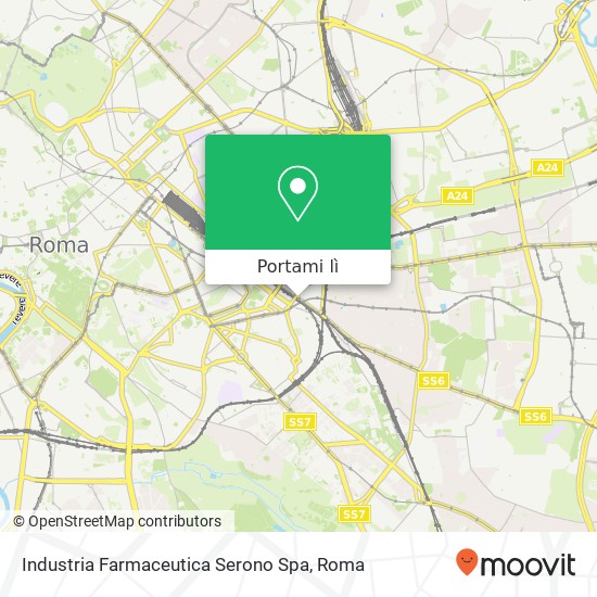 Mappa Industria Farmaceutica Serono Spa