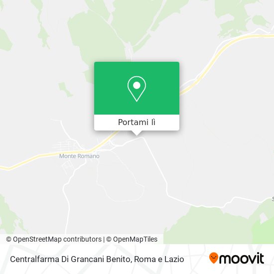 Mappa Centralfarma Di Grancani Benito