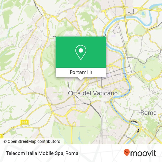 Mappa Telecom Italia Mobile Spa