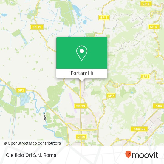 Mappa Oleificio Ori S.r.l