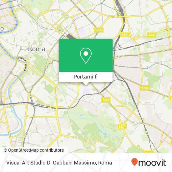 Mappa Visual Art Studio Di Gabbani Massimo