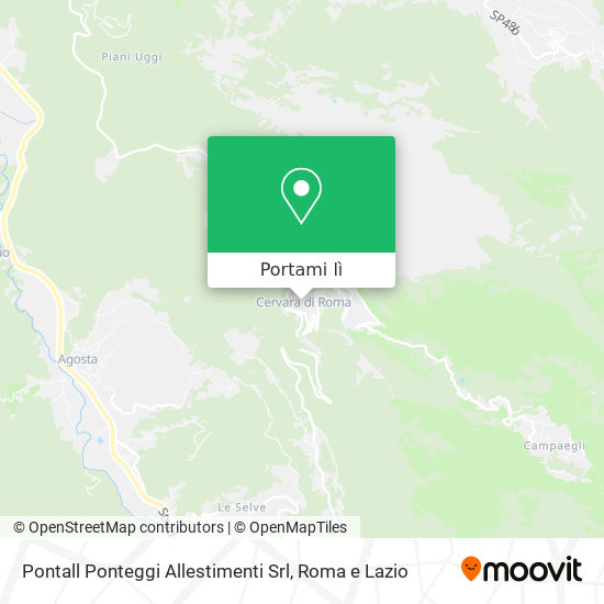 Mappa Pontall Ponteggi Allestimenti Srl