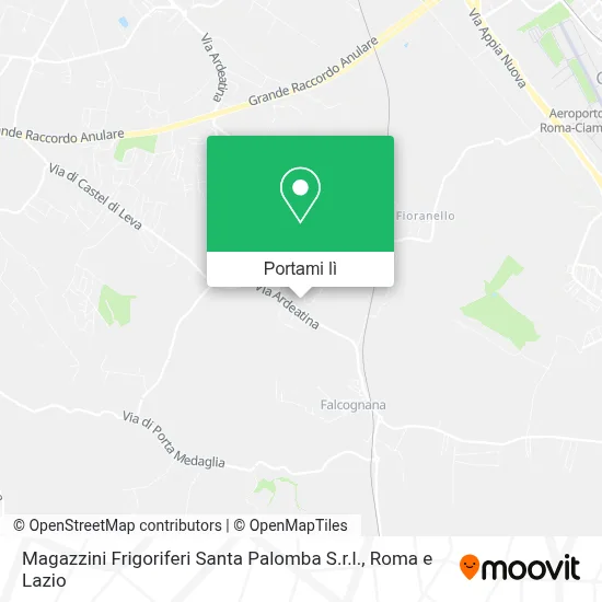 Mappa Magazzini Frigoriferi Santa Palomba S.r.l.