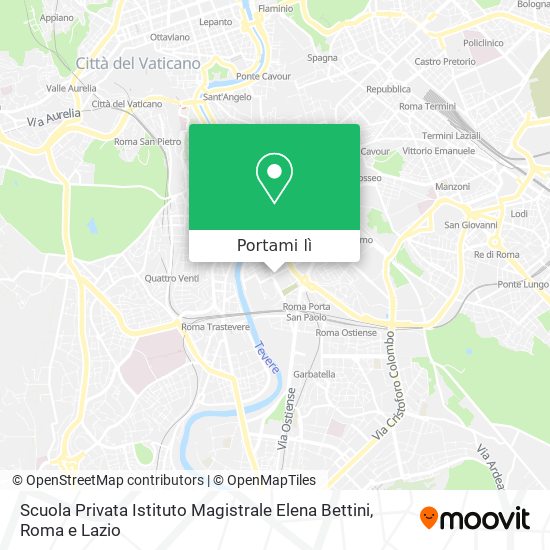 Mappa Scuola Privata Istituto Magistrale Elena Bettini