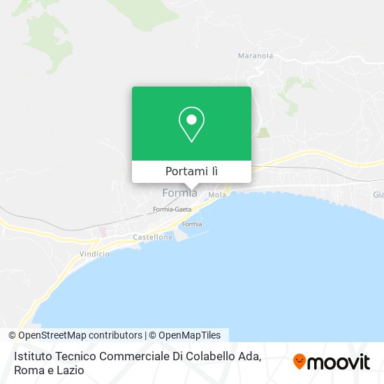 Mappa Istituto Tecnico Commerciale Di Colabello Ada