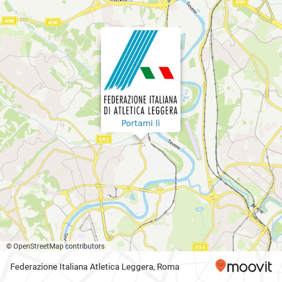 Mappa Federazione Italiana Atletica Leggera