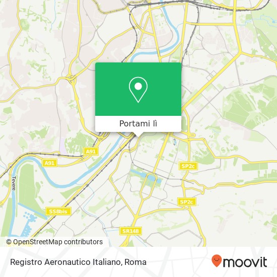 Mappa Registro Aeronautico Italiano