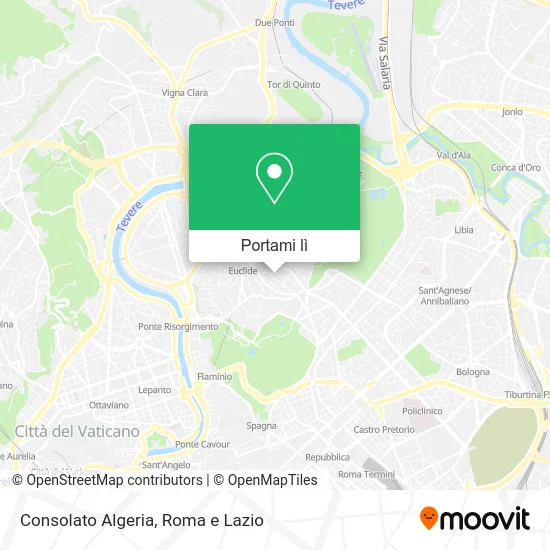 Mappa Consolato Algeria