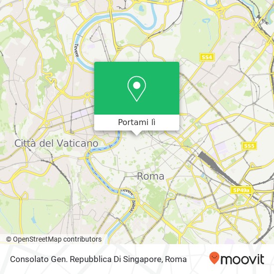 Mappa Consolato Gen. Repubblica Di Singapore