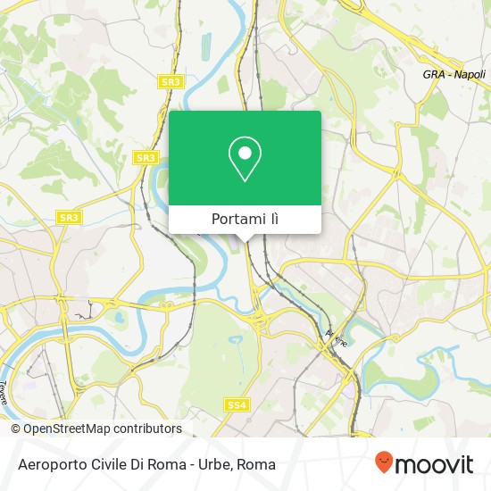 Mappa Aeroporto Civile Di Roma - Urbe