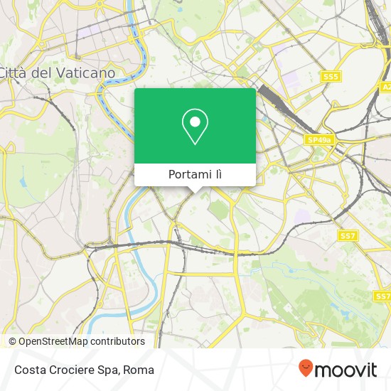 Mappa Costa Crociere Spa