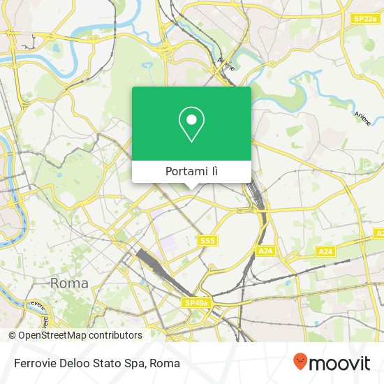 Mappa Ferrovie Deloo Stato Spa