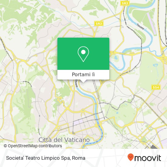 Mappa Societa' Teatro Limpico Spa