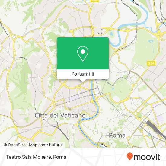 Mappa Teatro Sala Molie're