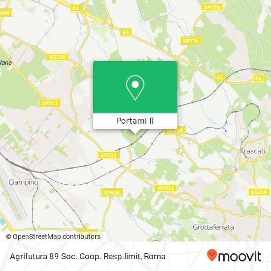 Mappa Agrifutura 89 Soc. Coop. Resp.limit