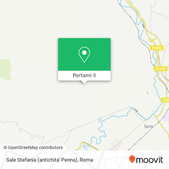 Mappa Sale Stefania (antichita' Penna)