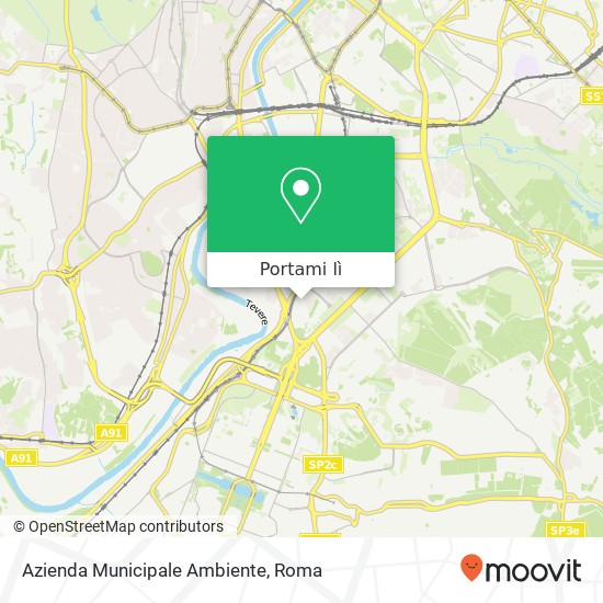 Mappa Azienda Municipale Ambiente