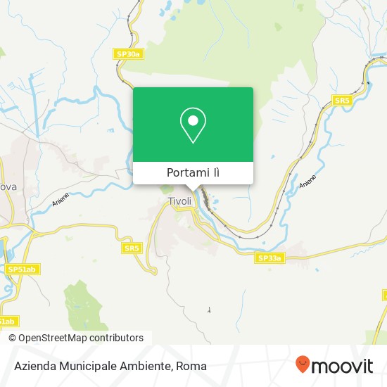 Mappa Azienda Municipale Ambiente