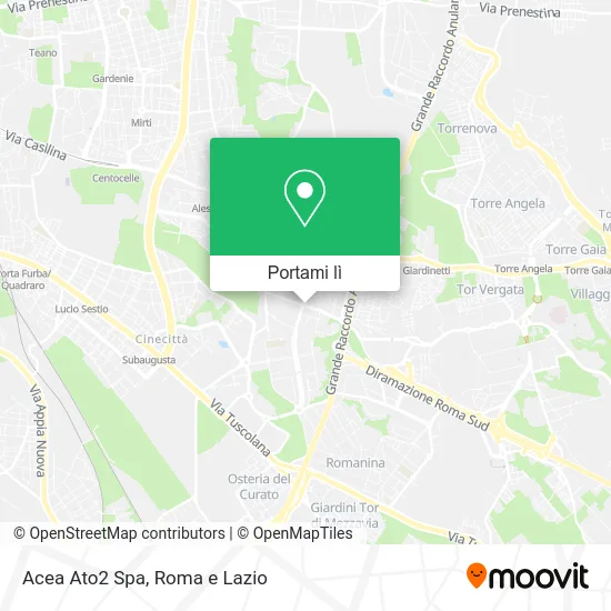 Mappa Acea Ato2 Spa