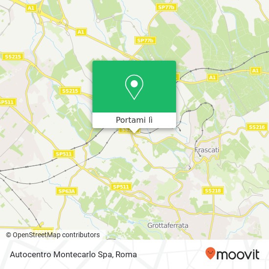 Mappa Autocentro Montecarlo Spa
