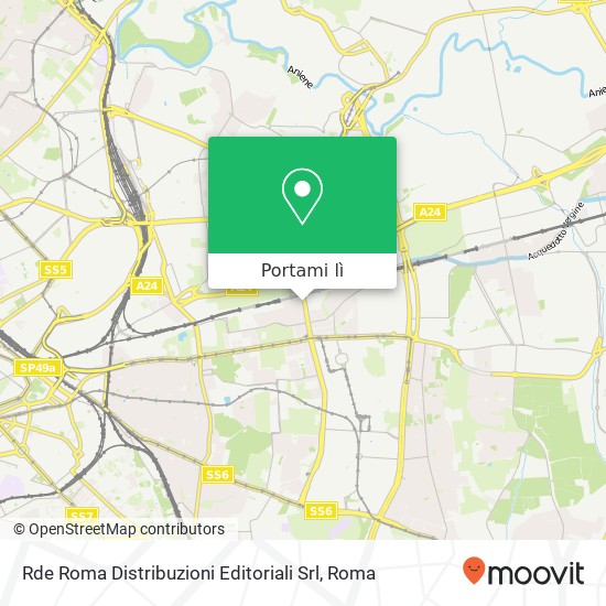 Mappa Rde Roma Distribuzioni Editoriali Srl