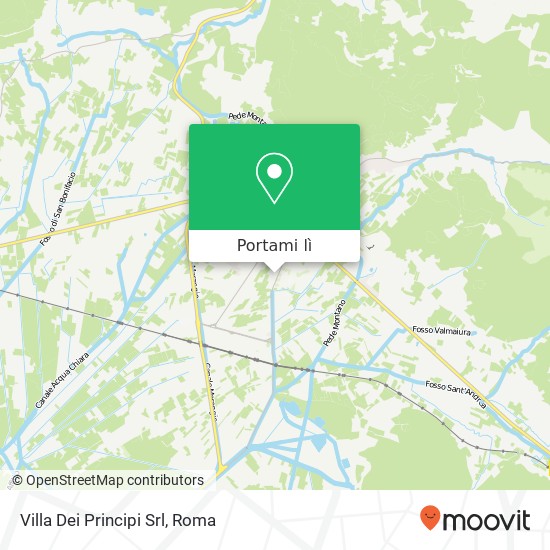 Mappa Villa Dei Principi Srl