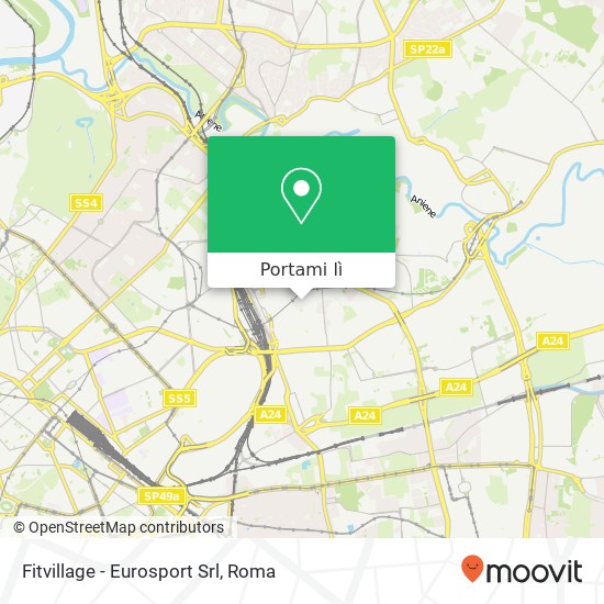 Mappa Fitvillage - Eurosport Srl
