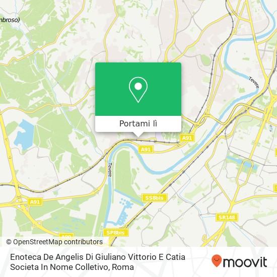 Mappa Enoteca De Angelis Di Giuliano Vittorio E Catia Societa In Nome Colletivo